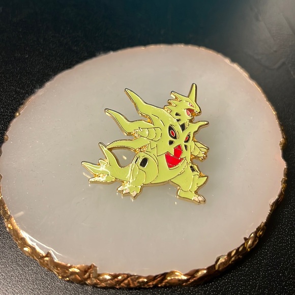 Pokemon | Accessories | 25 Official Pokemon Mega Tyranitar Ex Enamel ...